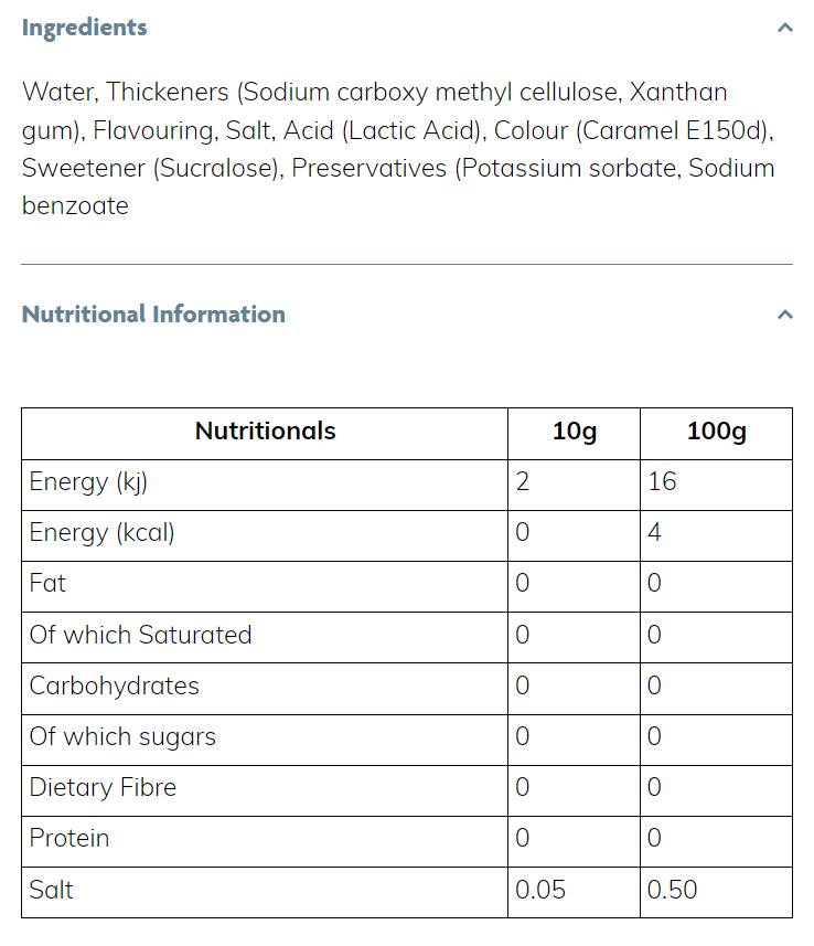 Dünner Sirup | Gesalzenes Karamell - 425 ml
