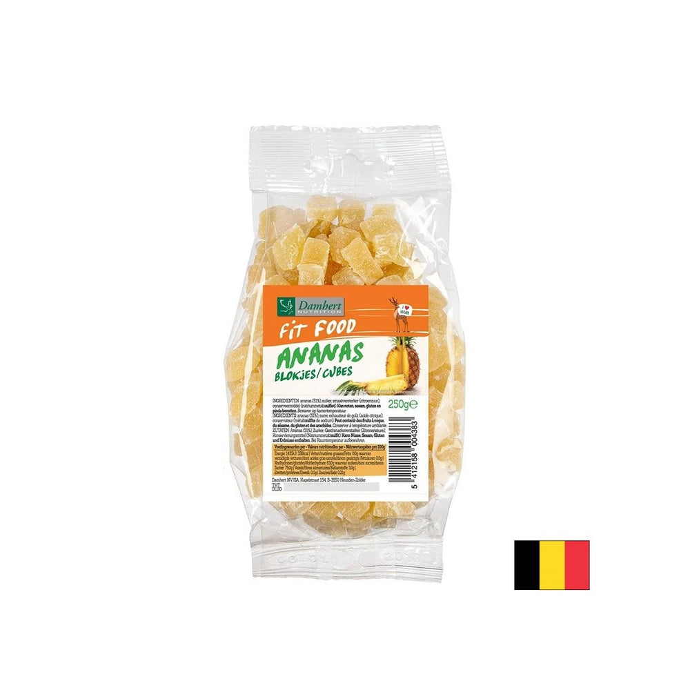 Getrocknete Ananaswürfel, 250 g
