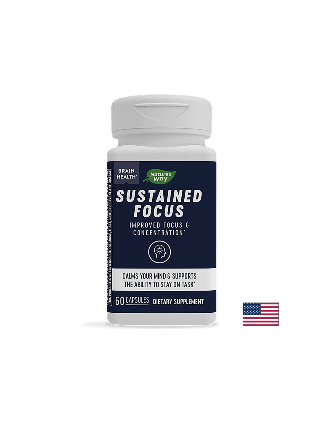 Optimale Fokusformel - Unterstützung für anstrengende mentale Arbeit, 60 Kapseln