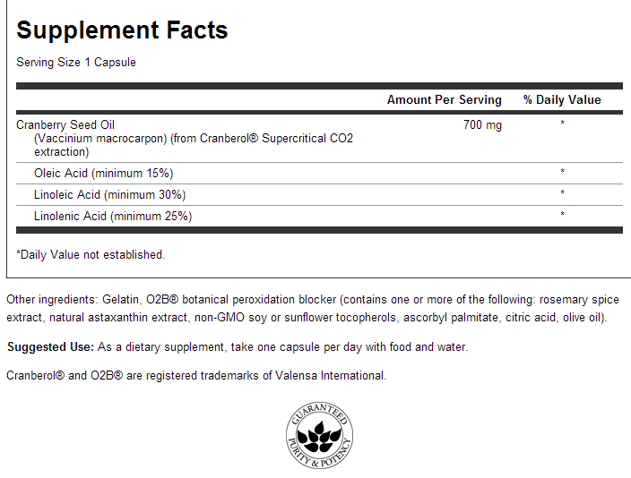 Omega 3-6-9 Cranberry 700 mg 30 Gelkapseln