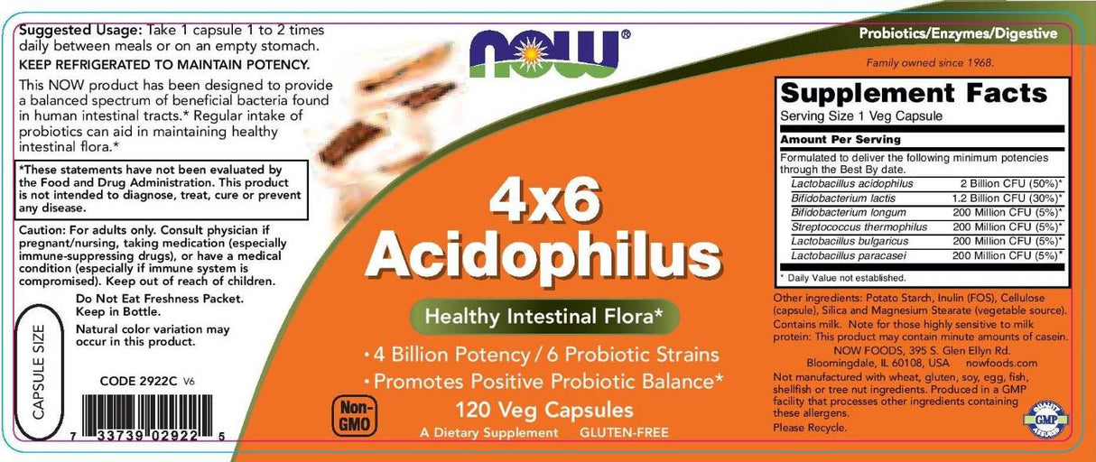 Acidophilus 4x6 - 120 Kapseln