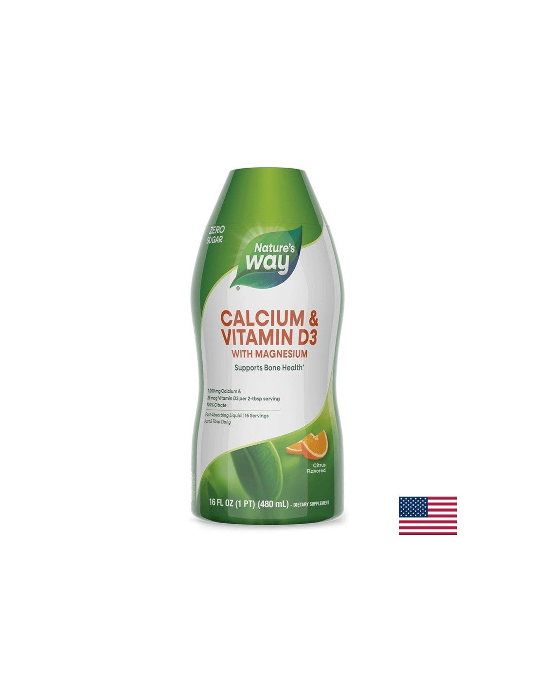 Calcium & Vitamin D3/ Calcium und Vitamin D3 x 480 ml Nature der Natur