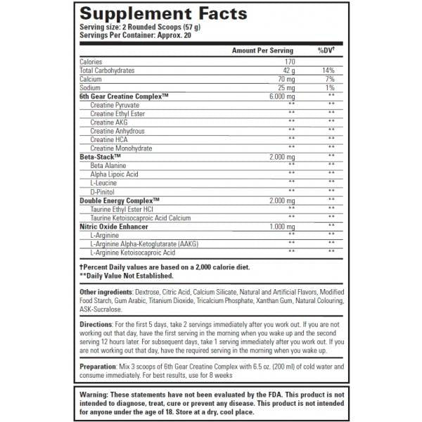 6. Gangkreatinkomplex | Überlegene Generation von Kreatin - 1135 Gramm