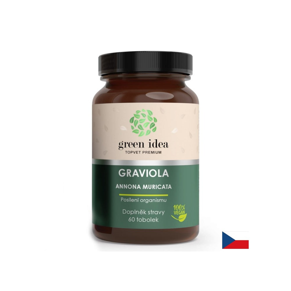 Ton und starke Immunität - Graviola (Frucht), 350 mg x 60 Kapseln