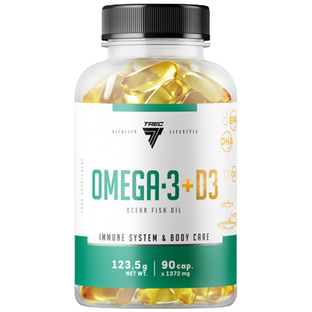 Omega-3 + D3 90 Gelkapseln
