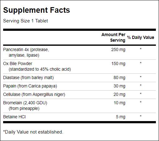 Verdauungsenzyme - 180 Tabletten