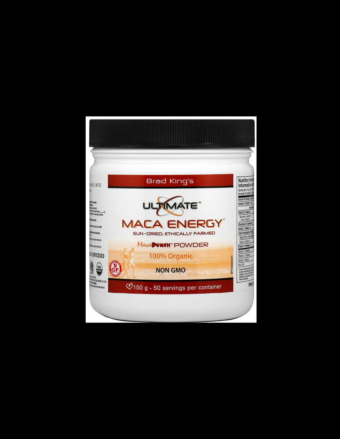 Ultimate® Maca Energy Organic/ Maca 150 g powder x 50 doses Natural Factors - Nutra Best Europe