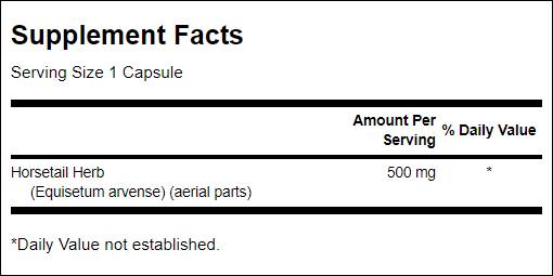 Pferdeschwanz 500 mg - 90 Kapseln
