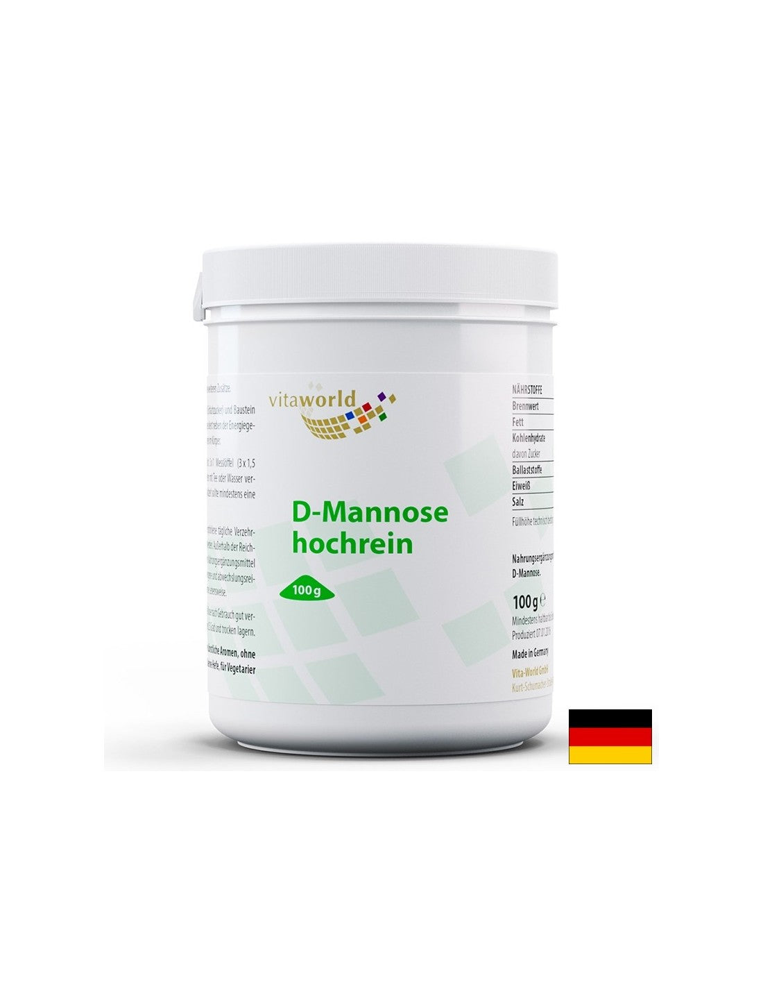 Harnweg - D -Mannose (aus Mais), 100 g Pulver