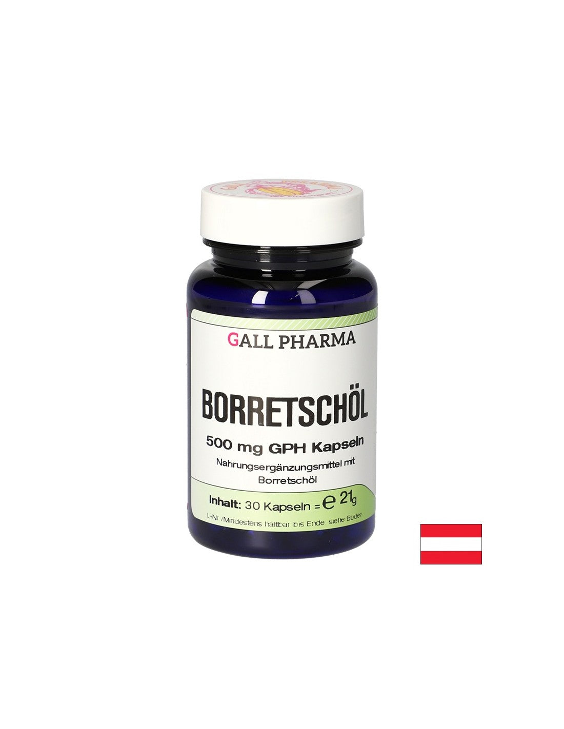 Um das endokrine System, die Gelenke und die Haut - Porec (Öl) + Vitamin E, 30 Kapseln zu unterstützen