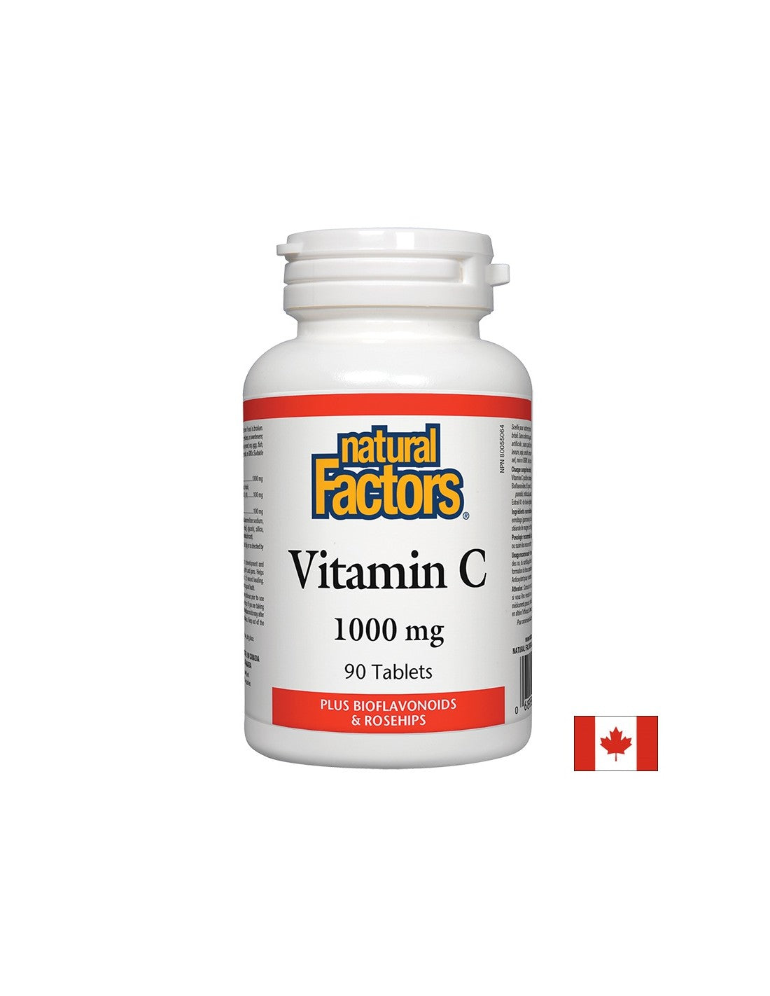 Vitamin C 1000 mg Bioflavonoide und Hagebutten / Vitamin C 1000 mg mit Hagebutte und Bioflavonen x 90 Tabletten <tc>Natural Factors</tc>