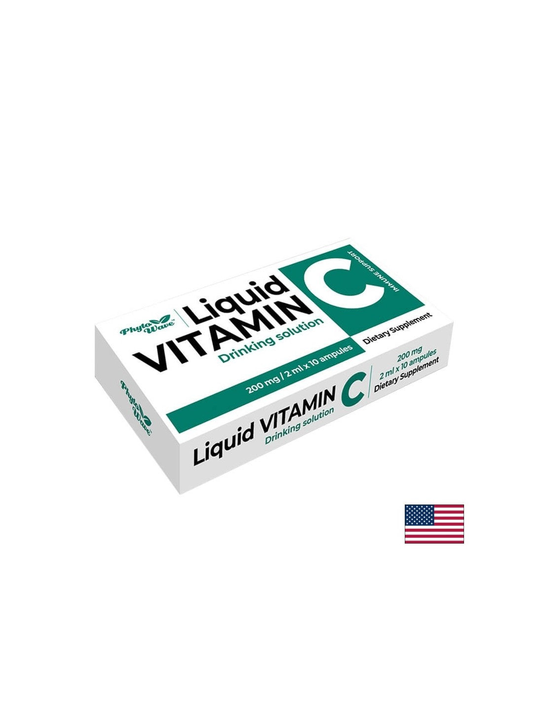 Vitamin C 200 mg - 2 ml, Lösung x 10 Ampullen / Box
