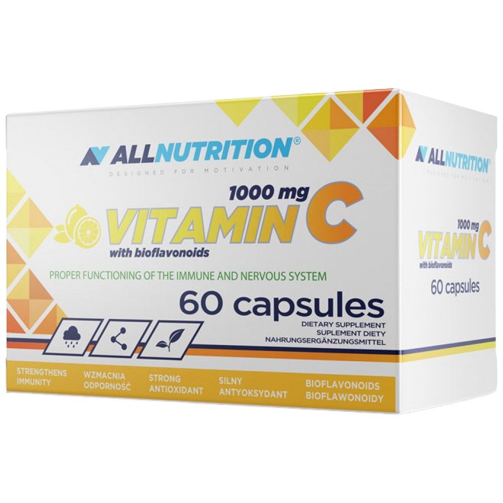Vitamin C 1000 mg | mit Bioflavonoiden - 60 Kapseln