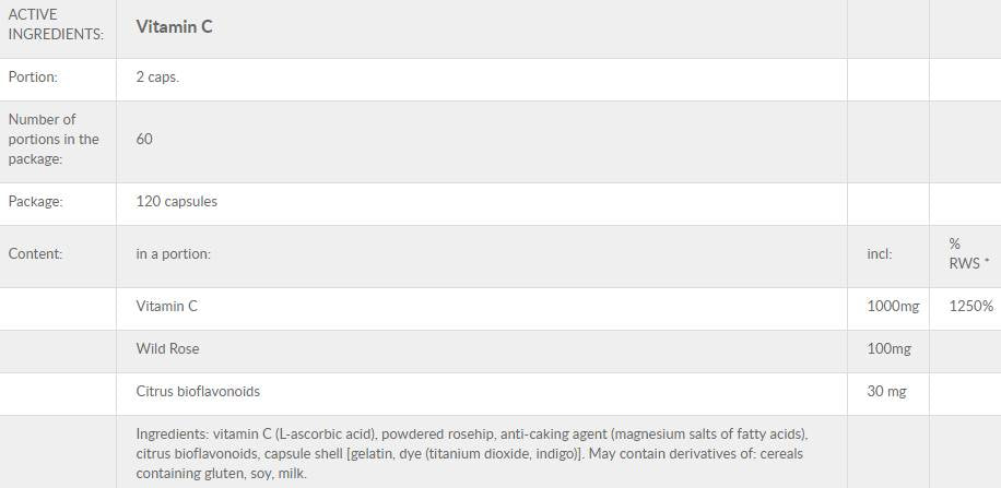 Vitamin C+ 120 Kapseln