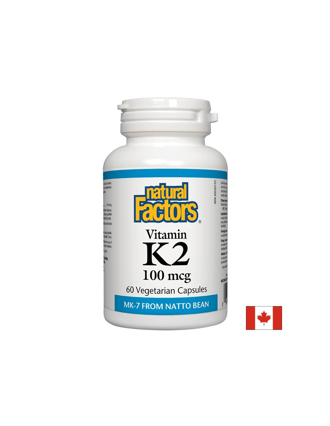 Vitamin K2 (MK -7) 100 mcg - 60 Kapseln