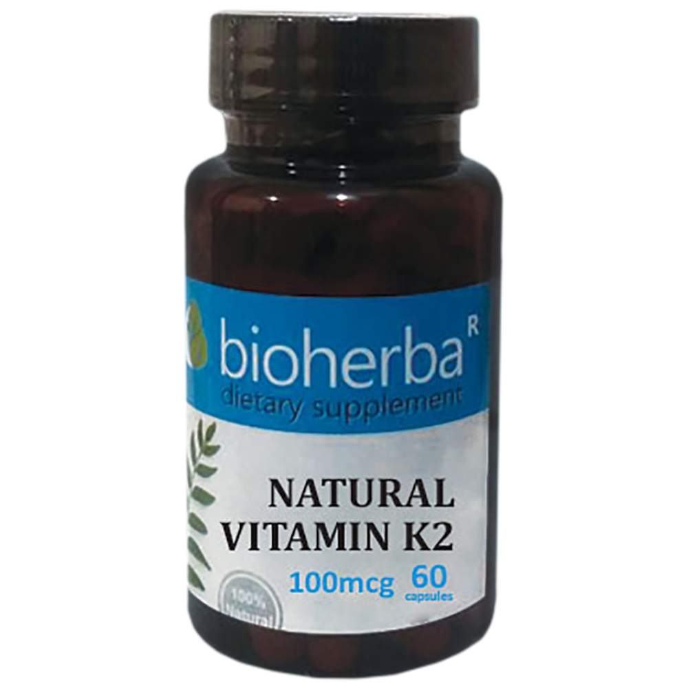 Natural Vitamin K2 100 MCG - 60 Kapseln