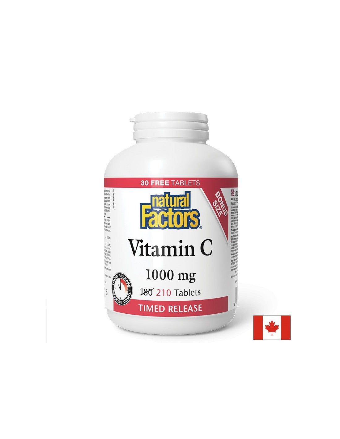 Vitamin C 1000 mg und Bioflavone - Immunität, 210 Tabletten (e<tc>XTEND</tc>ed-Veröffentlichung) <tc>Natural Factors</tc>