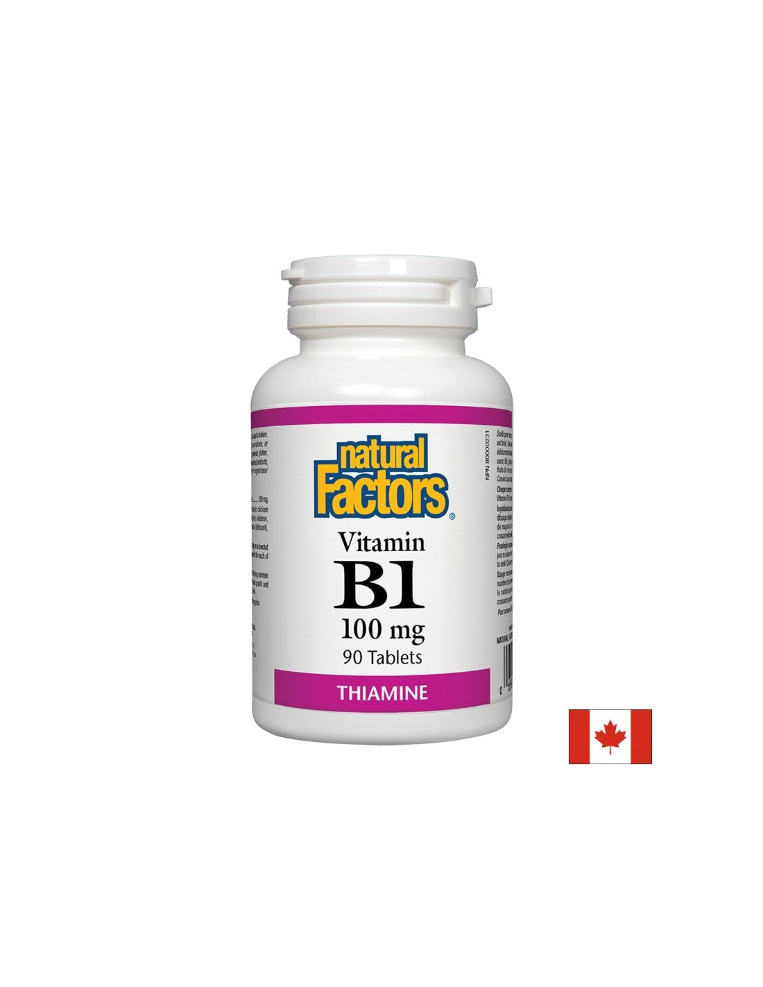 Vitamin B1 100 mg - 90 Tabletten
