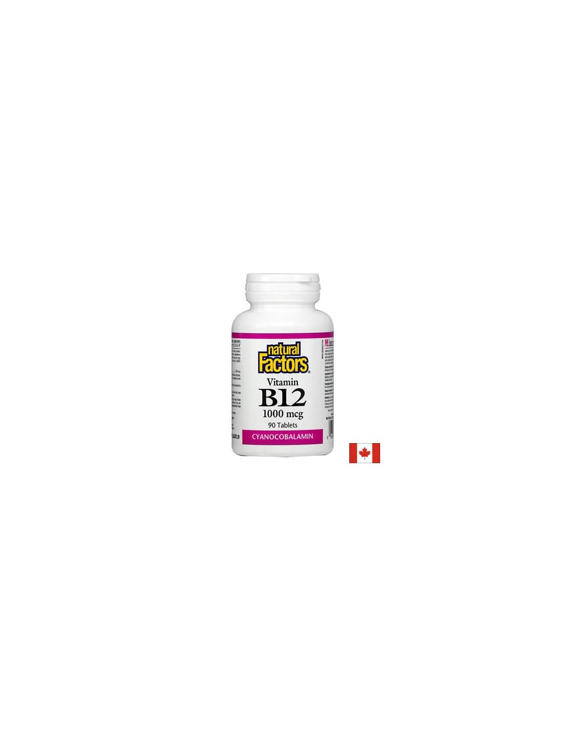 Vitamin B12 Cyanocobalamin 1000 MCG - 90 Tabletten
