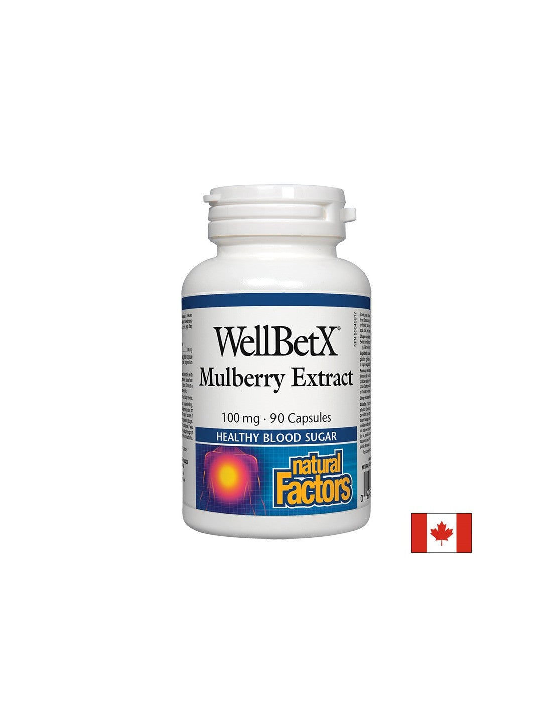 Wellbetx Mulberry Extract 100 mg - 90 Kapseln