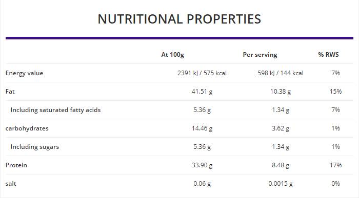 Erdnussbutter + Protein 500 Gramm