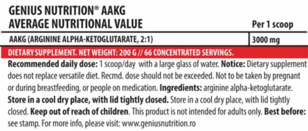 Aakg Pulver - 200 Gramm