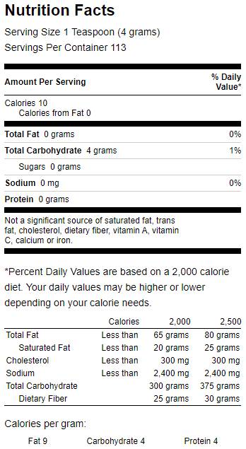 100% reines Nicht-Gentor-Xylitol-Granulat 454 Gramm