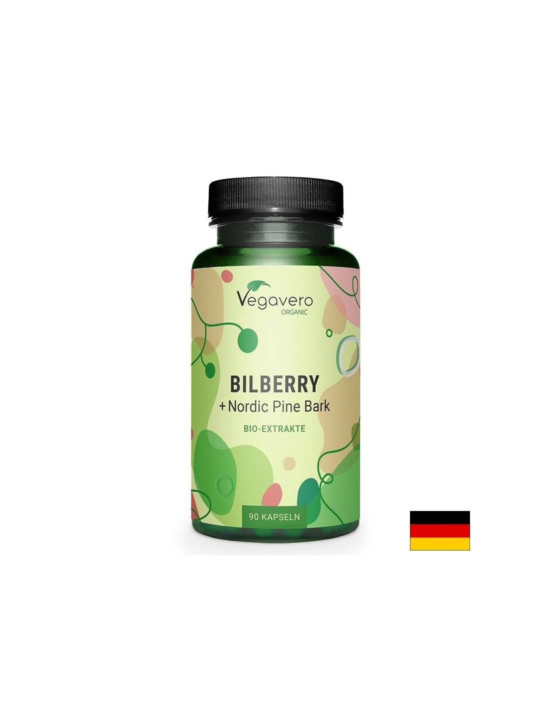 Gesunde Augen und Herz - Blackberry + Mediterranean Kiefernextrakt, 90 Kapseln