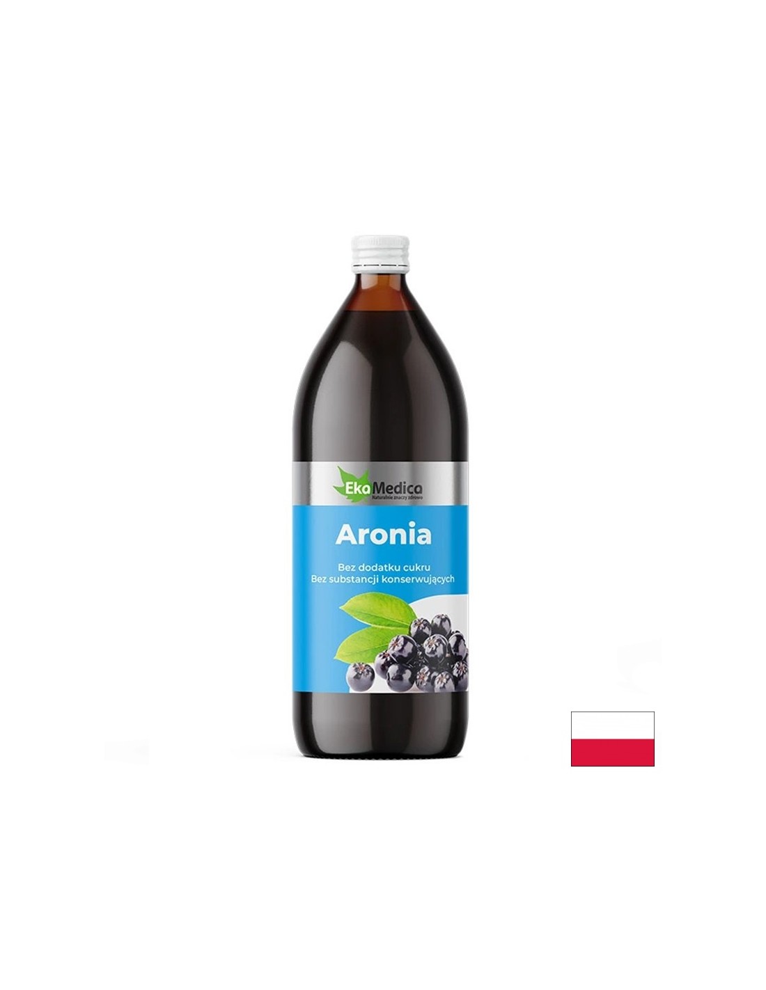 Aronia -Saft mit Camu -Camu und natürlicher Vitamin C - für Herz- und Lebergesundheit, 500 ml, 10 Dosen