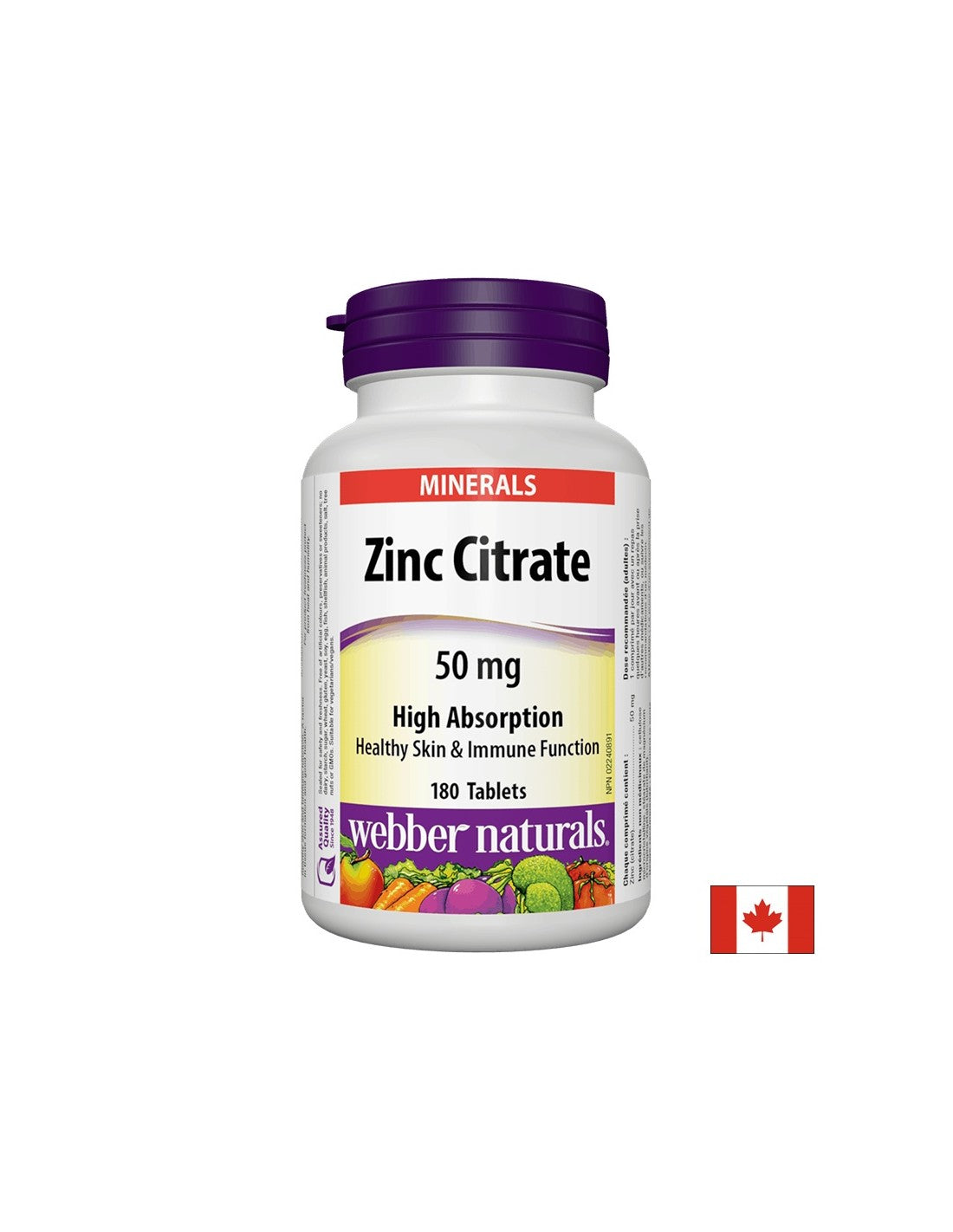 Zinkcitrat / Zink (Citrat), 50 mg, 180 Tabletten