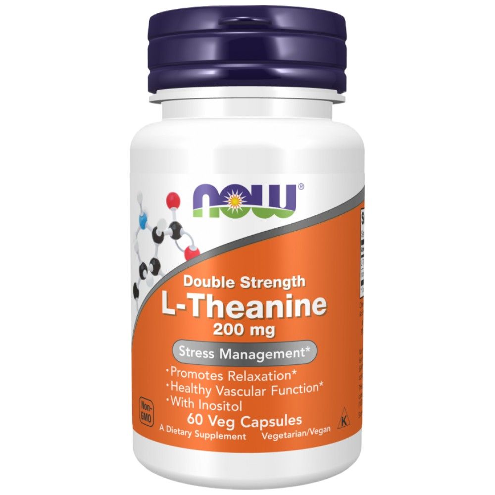 L -theanin 200 mg / doppelte Stärke - 120 Kapseln