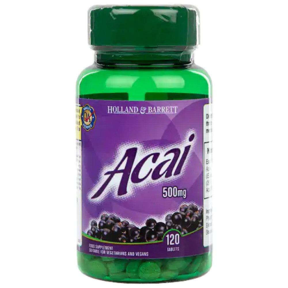 Acai Berry 500 mg - 120 Tabletten