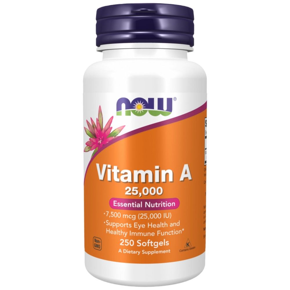 Vitamin A 25000 IU - 250 Gelkapseln