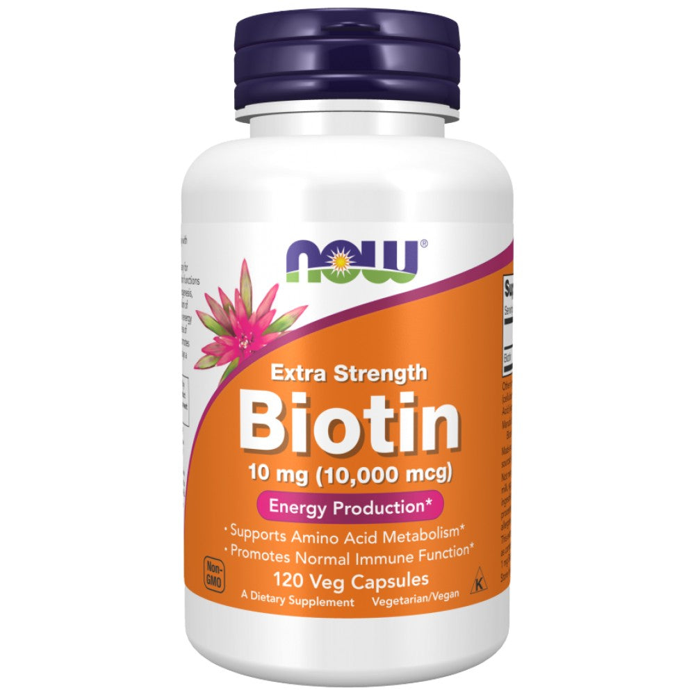 Biotin 10000 MCG / zusätzliche Stärke - 120 Kapseln