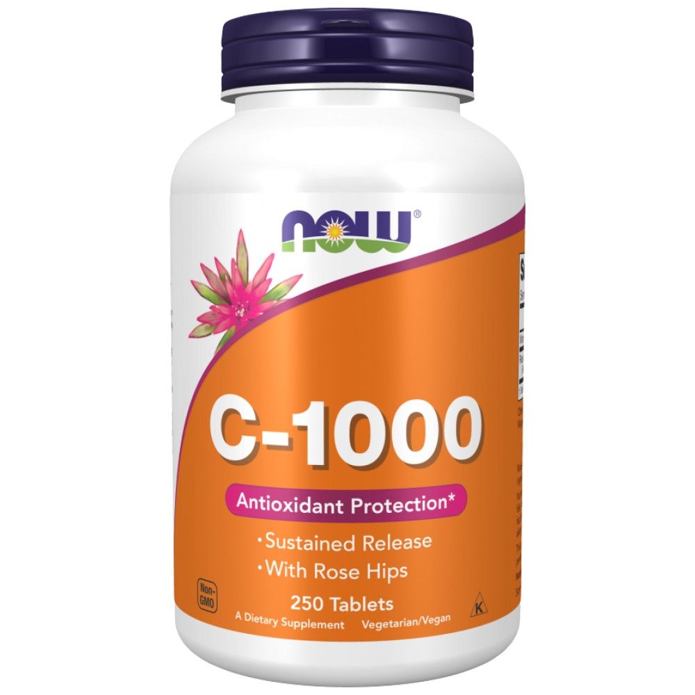 Vitamin C -1000 mit Rosen Hüften / anhaltende Freisetzung - 100 Tabletten