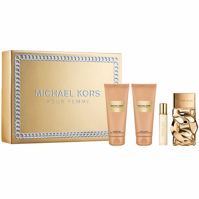 <tc>MICHAEL KORS</tc> Pour Femme Eau de Parfum Spray 100 ml Set 4 Stück