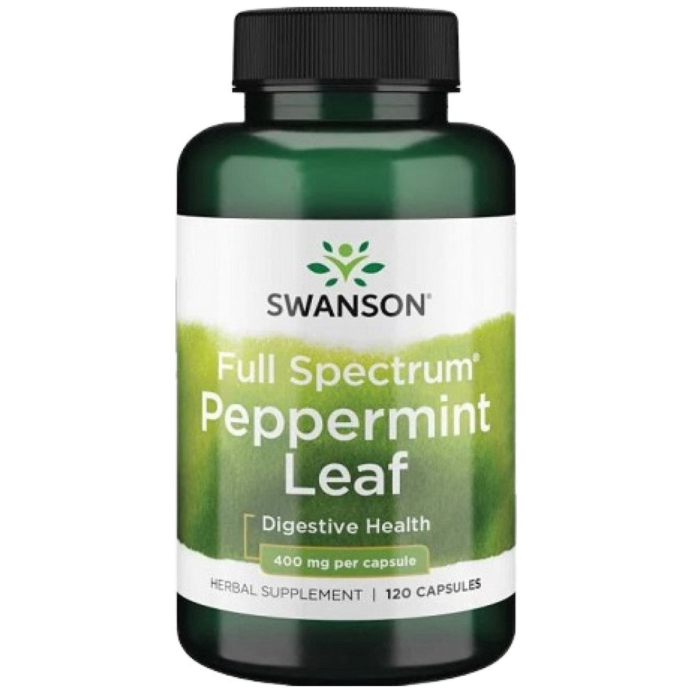 Pfefferminzblatt mit vollem Spektrum 400 mg 120 Kapseln
