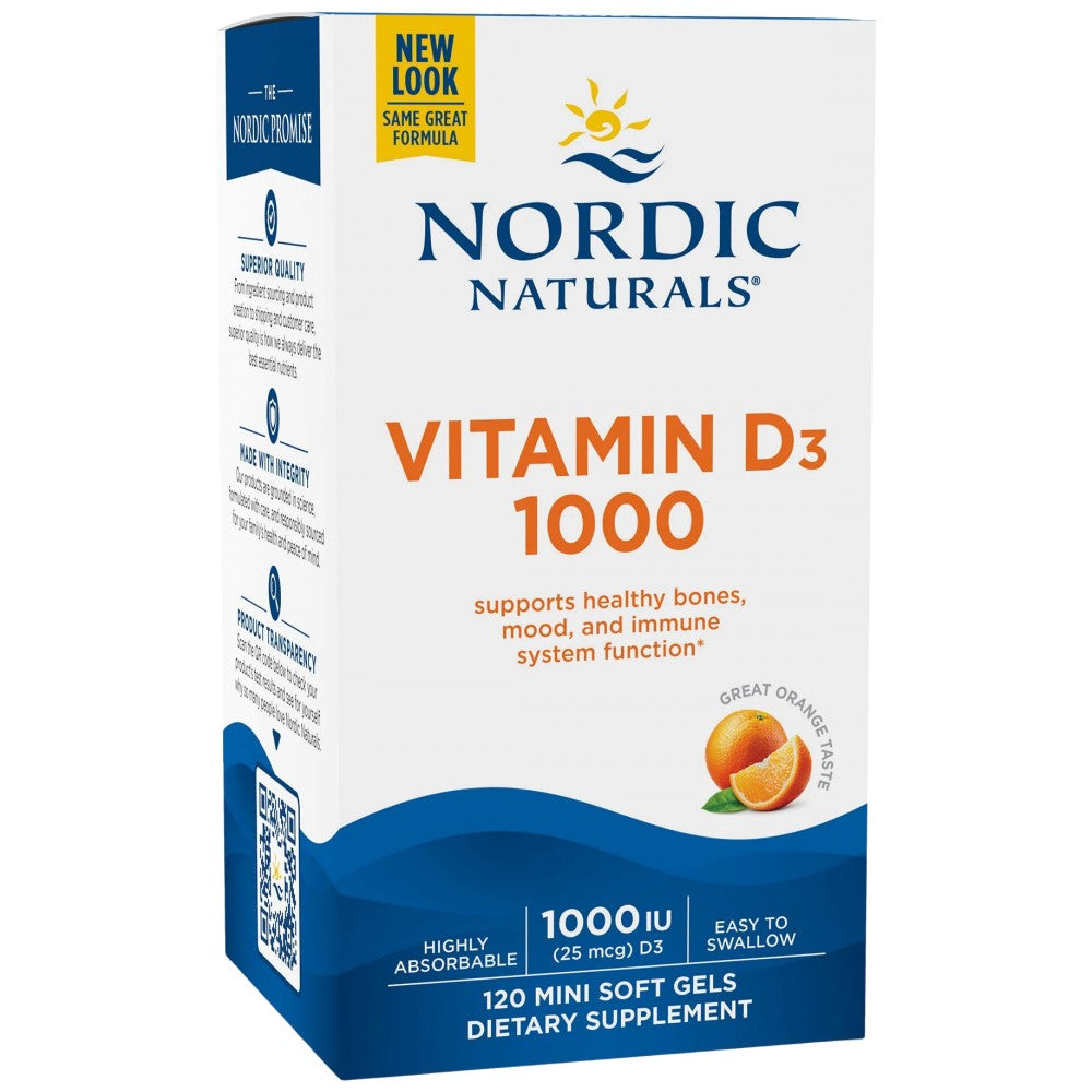 Vitamin D3 1000 IU - 120 Gelkapseln