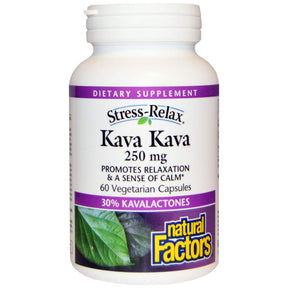 Kava Kava Stress-Relax 250 mg 60 capsules - Nutra Best Europe
