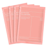 Koreanische Gesichtsmaske mit Bio-Kollagen, Hyaluronsäure, Ceramiden und Peptiden – 1 Packung (4 Stück)