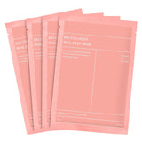 Koreanische Gesichtsmaske mit Bio-Kollagen, Hyaluronsäure, Ceramiden und Peptiden – 1 Packung (4 Stück)