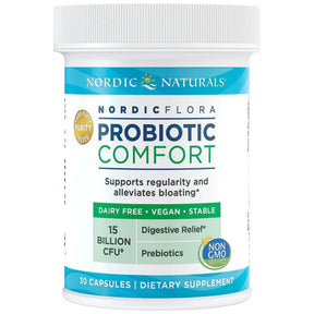 Nordic Flora Probiotic Comfort | 15 Billion Active Cells - 30 Gel capsules - Nutra Best Europe
