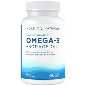 Nordic Beauty Omega-3 | With Borage Oil - 60 Gel capsules - Nutra Best Europe
