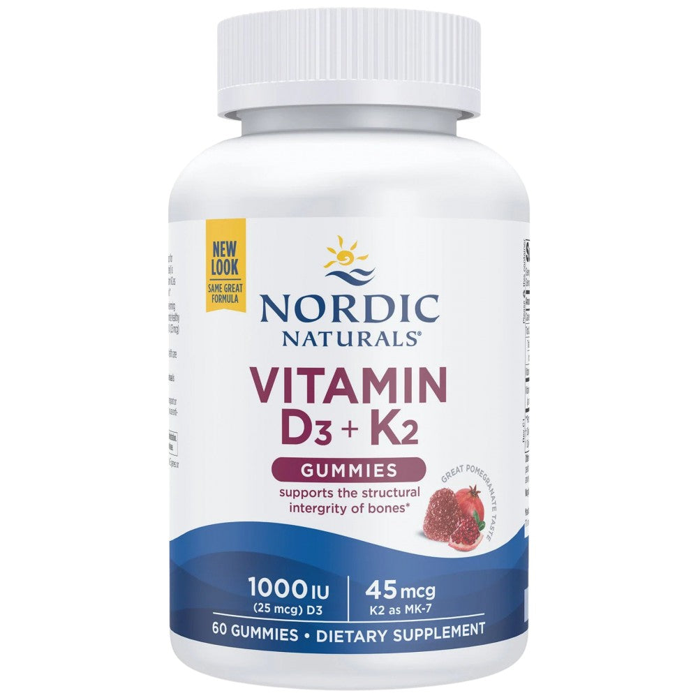 Vitamin D3 1000 IU + K2 45 MCG | Gummis - 60 Gummis