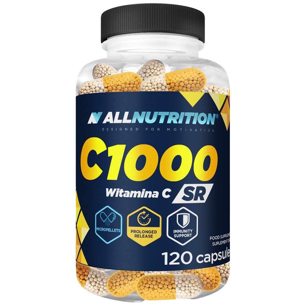 Vitamin C 1000 anhaltende Freisetzung | mit bitterer Orange - 120 Kapseln