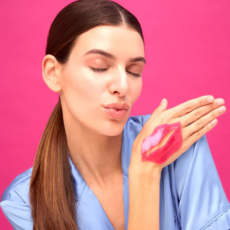 Feuchtigkeitsspendende Lippenmaske mit Hyaluronsäure und Cica, 1 Paar