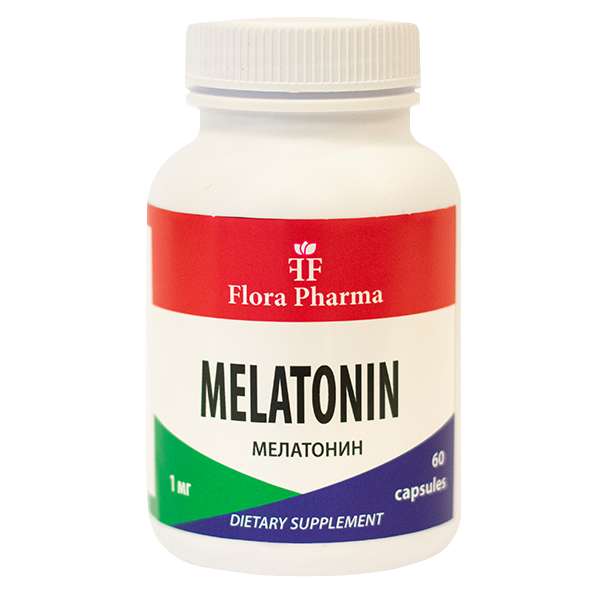 MELATONIN 1 MG /60 Kapseln, 60 Dosen/ FLORA PHARMA