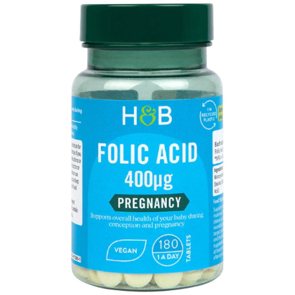 Folsäure 400 mcg - 180 Tabletten