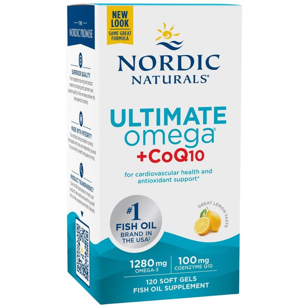 Ultimate Omega 1280 mg + CoQ10 - 120 Gelkapseln