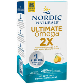 Ultimate Omega 2X 2150 mg - 180 Softgels - Nutra Best Europe
